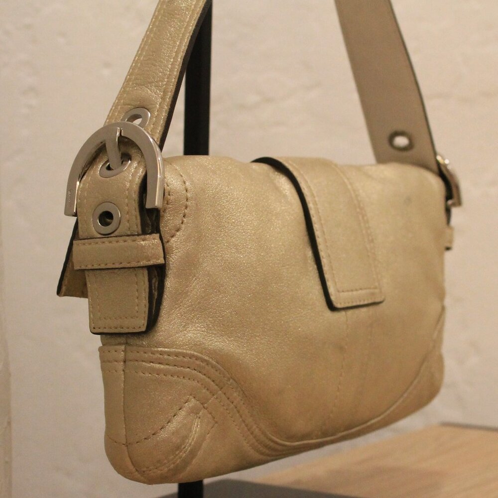 Coach Gold Soho Shoulder Bag - Gem